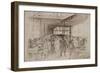 ‘Shoreditch, Penny Dinner at the Australian Meat Company, C.1860-null-Framed Giclee Print