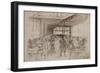 ‘Shoreditch, Penny Dinner at the Australian Meat Company, C.1860-null-Framed Giclee Print