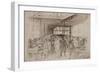 ‘Shoreditch, Penny Dinner at the Australian Meat Company, C.1860-null-Framed Giclee Print