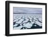 Shorefast Ice Starting to Melt in Maxwell Bay, Devon Island, Nunavut, Canada, North America-Michael-Framed Photographic Print