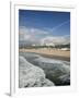 Shorefront from Santa Monica Pier, Santa Monica, Los Angeles, California-Walter Bibikow-Framed Photographic Print