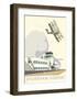 Shoreham Airport - Dave Thompson Contemporary Travel Print-Dave Thompson-Framed Art Print