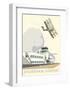 Shoreham Airport - Dave Thompson Contemporary Travel Print-Dave Thompson-Framed Art Print