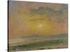 Shoreham Bay, Evening Sunset-John Constable-Stretched Canvas