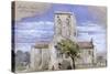 Shoreham Church, Kent, 1844-John Gilbert-Stretched Canvas