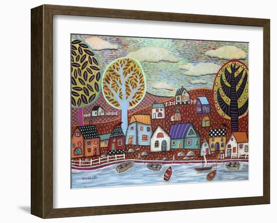 Shoreline 1-Karla Gerard-Framed Giclee Print