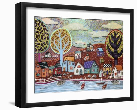 Shoreline 1-Karla Gerard-Framed Giclee Print