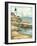 Shoreline Dock I-Jennifer Goldberger-Framed Art Print