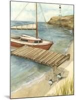 Shoreline Dock II-Jennifer Goldberger-Mounted Art Print