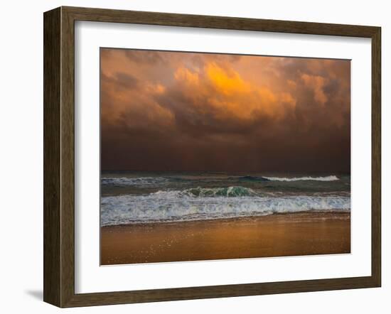 Shoreline Gold-Verne Varona-Framed Art Print