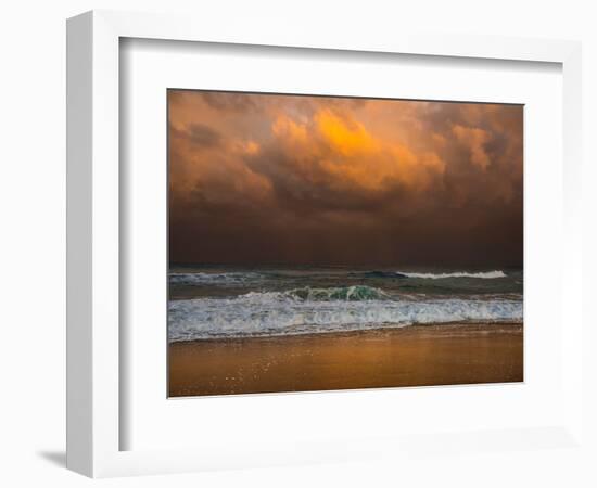 Shoreline Gold-Verne Varona-Framed Art Print