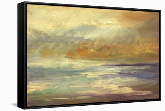 Shoreline I-Sheila Finch-Framed Stretched Canvas