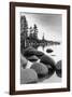 Shoreline, Lake Tahoe-null-Framed Art Print
