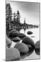 Shoreline, Lake Tahoe-null-Mounted Art Print