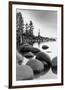 Shoreline, Lake Tahoe-null-Framed Art Print