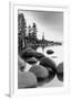 Shoreline, Lake Tahoe-null-Framed Art Print