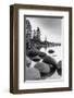 Shoreline, Lake Tahoe-null-Framed Art Print