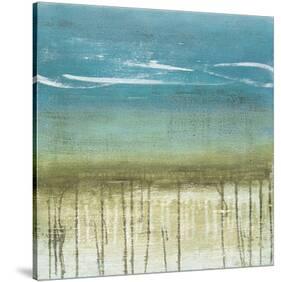 Shoreline Memories II-Heather Mcalpine-Stretched Canvas