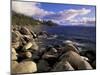 Shoreline of Boulders, Lake Tahoe, California, USA-Adam Jones-Mounted Premium Photographic Print