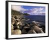 Shoreline of Boulders, Lake Tahoe, California, USA-Adam Jones-Framed Photographic Print