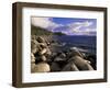 Shoreline of Boulders, Lake Tahoe, California, USA-Adam Jones-Framed Photographic Print