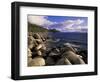 Shoreline of Boulders, Lake Tahoe, California, USA-Adam Jones-Framed Photographic Print