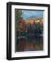 Shoreline of Heart Lake, Adirondack Park and Preserve, New York, USA-Charles Gurche-Framed Photographic Print