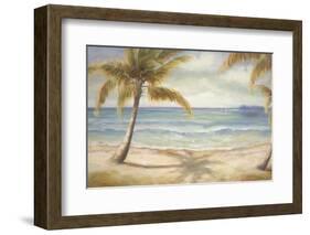 Shoreline Palms II-Marc Lucien-Framed Art Print