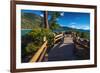 Shoreline path at Sand Harbor State Park, Lake Tahoe, Nevada, USA-Russ Bishop-Framed Premium Photographic Print