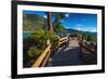 Shoreline path at Sand Harbor State Park, Lake Tahoe, Nevada, USA-Russ Bishop-Framed Premium Photographic Print