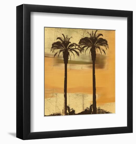 Shoreline Sunset-Karl Rattner-Framed Art Print