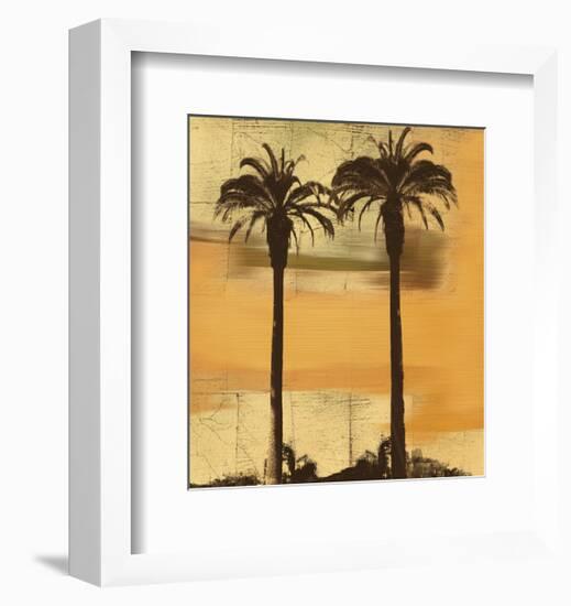 Shoreline Sunset-Karl Rattner-Framed Art Print