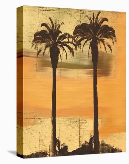 Shoreline Sunset-Karl Rattner-Stretched Canvas