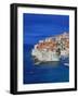 Shores of Adriatic Sea, Dubrovnik, Croatia-Keren Su-Framed Photographic Print