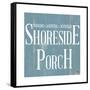 Shoreside Porch Square-Elizabeth Medley-Framed Stretched Canvas