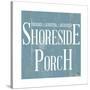 Shoreside Porch Square-Elizabeth Medley-Stretched Canvas