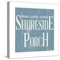 Shoreside Porch Square-Elizabeth Medley-Stretched Canvas