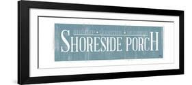 Shoreside Porch-Elizabeth Medley-Framed Premium Giclee Print