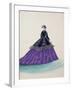 Short Cape Made of Velvet and Black Lace-Charles Pilatte-Framed Giclee Print