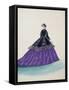 Short Cape Made of Velvet and Black Lace-Charles Pilatte-Framed Stretched Canvas