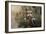 Short-eared owl (Asio flammeus) captive, Holy Island, Northumberland, England-Ann and Steve Toon-Framed Photographic Print