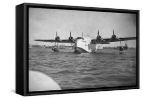 Short Empire Flying Boat 'Corinthian, Alexandria, Egypt, C1938-C1941-null-Framed Stretched Canvas