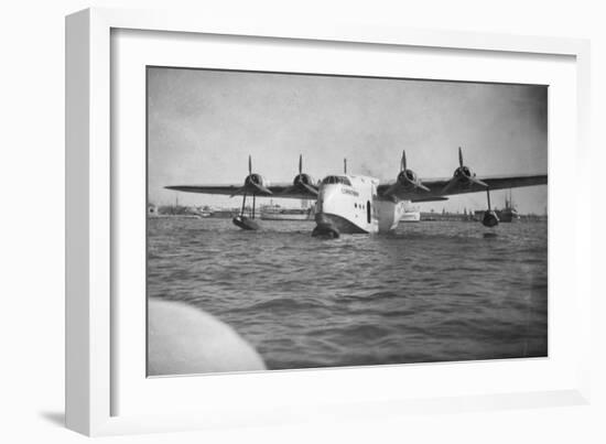 Short Empire Flying Boat 'Corinthian, Alexandria, Egypt, C1938-C1941-null-Framed Giclee Print