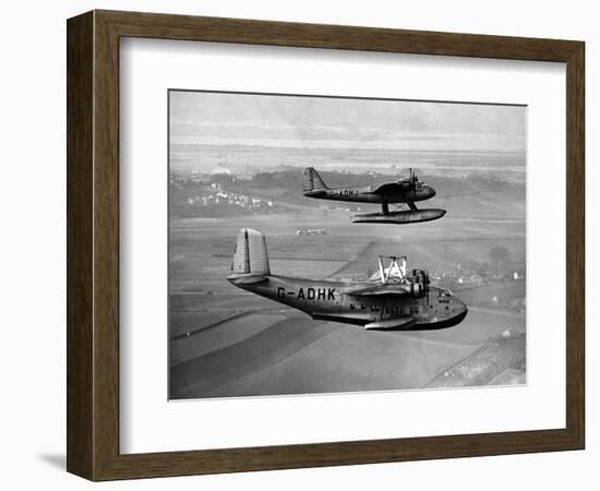 Short Empire Flying Boat-null-Framed Photographic Print