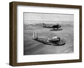 Short Empire Flying Boat-null-Framed Photographic Print