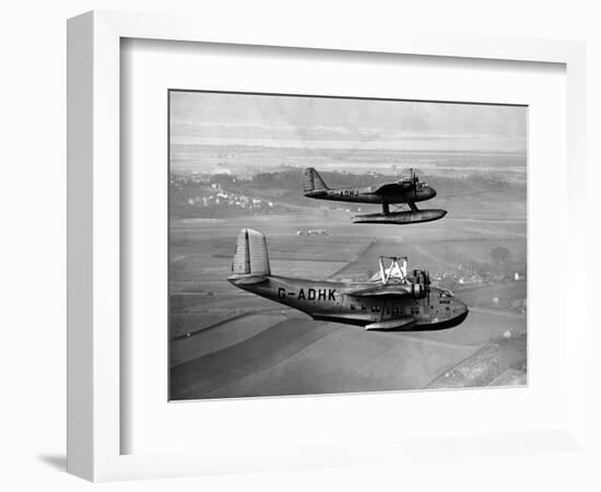 Short Empire Flying Boat-null-Framed Photographic Print