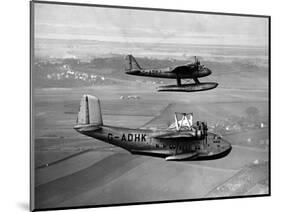 Short Empire Flying Boat-null-Mounted Photographic Print