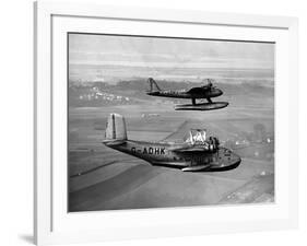 Short Empire Flying Boat-null-Framed Photographic Print