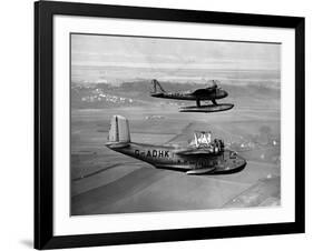 Short Empire Flying Boat-null-Framed Photographic Print