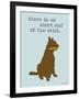 Short End Of Stick-Dog is Good-Framed Art Print